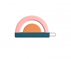 Clip de Pelo Horizon Desert Teal/Blush Bloom