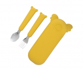 Set de couverts Koala Zoe Mustard