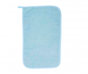 Serviette Crche Personnalisable Bleu Clair