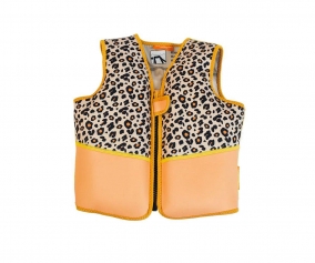 Giacca Galleggiante Leopard Beige 3-6 anni