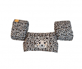 Chaleco con Manguitos Leopard Beige