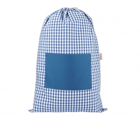 Dark Blue Vichy Personalized Change Bag