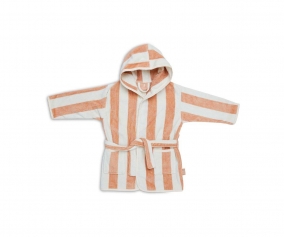 Albornoz Stripe Terry Biscuit GOTS