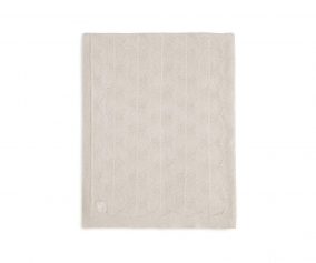 Manta Arrullo Shell Knit Nougat GOTS