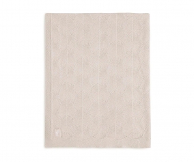 Manta Arrullo Shell Knit Nougat GOTS 100x150cm