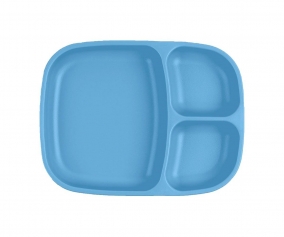 Plato Grande Compartimentos Denim