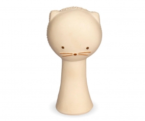 Anneau de dentition en caoutchouc Misi El Gato avec grelot