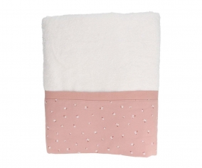 Serviette de bain personnalisable Petite Fleur Rose 