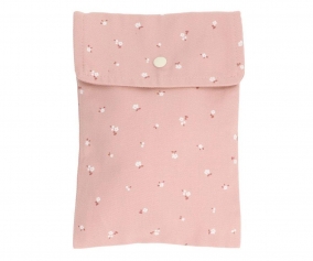 Sac pour couches personnalisable Petite Fleur Rose 