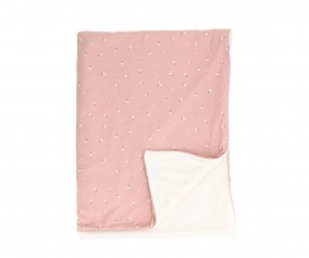 Couverture en corail Petite Fleur Rose personnalisable