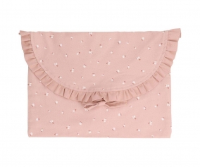 Sac pour tenue de rechange personnalisable Petite Fleur Rose 