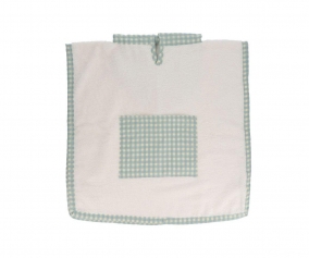 Poncho verde Vichy personalizvel