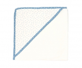 Cape de bain bleue Mini Star personnalisable 