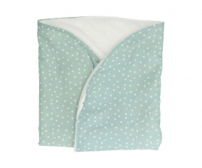 Couverture berceuse Mini Star Green personnalisable 