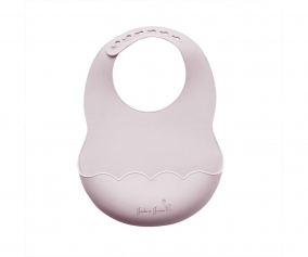 Babero Silicona Light Pink