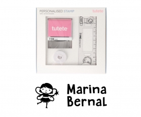 Selo Personalizado Fada e fita branca para roupas escuras 