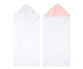 2 Capas de Banho Classic Blushing Bunnies Aden+Anais