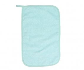 Serviette Crche Personnalisable Aqua Green