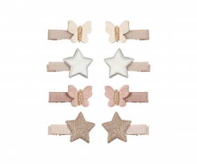 8 Mini Pinzas de Pelo Mystical