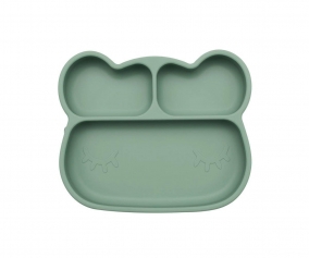 Assiette avec ventouse Ours Sage