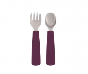 Set de 2 couverts Feedie Plum