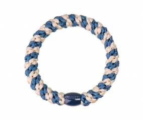 Goma de Pelo Kknekki Indigo Beige Stripe