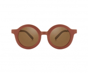 Gafas de Sol Flexibles Polarizadas New Round (18m-8 aos) Cinnamon
