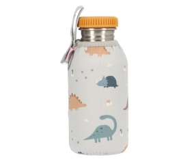 Botella Acero con Funda Dinos World  Personalizable 500ml