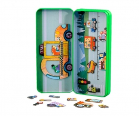 Quebra-cabea magntico My Trips Cars 