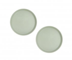 2 assiettes Tutete Sage