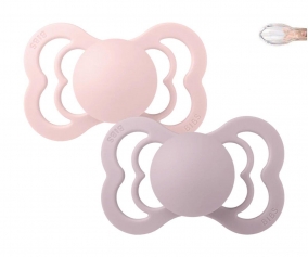 2 Chupetes BIBS Supreme Blossom/Dusky Lilac Silicona