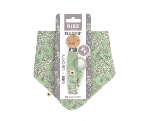 Pack Bandana e Portaciuccio BIBS Liberty Capel Sage 