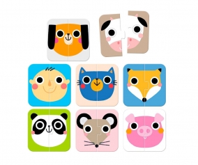 Puzzle On the Go Halves Faces