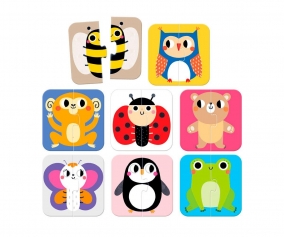 Puzzle On the Go Halves Animals