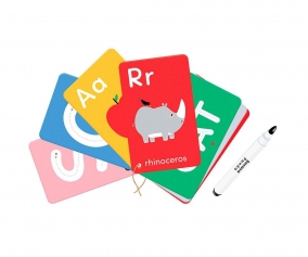 Tarjetas Let's Write and Wipe Letters