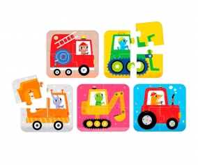 Puzzle On the Go Vehicles
