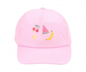 Bon Junior Pink  personalizado com viseira Fruits
