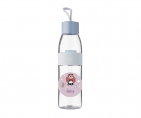 Bottiglia Ellipse Nordic Light Blue 500ml + Etichetta Fantastic Girl Personalizzata