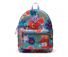 Zaino Herschel Heritage Youth Paper Flowers Faded Denim
