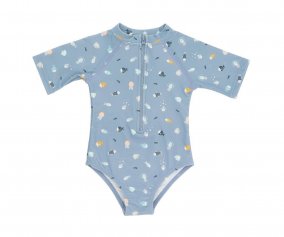 Swimsuit with Zipper Fishes