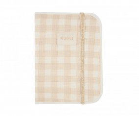 Porta documentos Personalizvel Poema Honey Comb Ivory Checks 