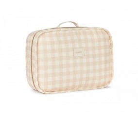 Bolsa Canastilla Victoria Ivory Checks
