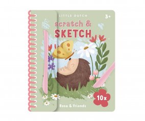 Libro de Rascar Rosa & Friends