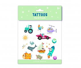 Tatuajes Temporales Jim & Friends