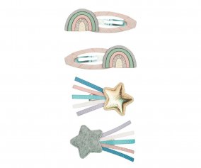 4 pinces  cheveux Dreamer Rainbow 