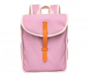Sac  dos en coton pastel lilas personnalisable
