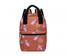 Mochila Pequea Birds of Paradise Personalizable