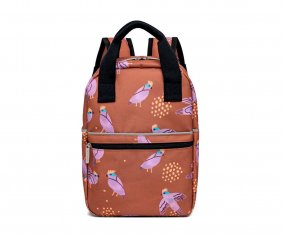 Mochila pequena Birds of Paradise Personalizvel