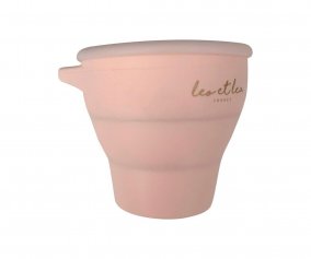 Gobelet distributeur de snacks pliable Dusty Rose 