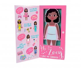 Mueca de Vestir Magntica de Madera Zoey